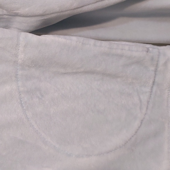 USED TALBOTS PETITES SIZE SMALL BABY BLUE HAS LIGHT STAIN ON LOWER BACK - Picture 6 of 9